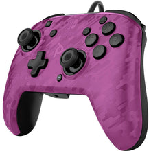 PDP Gaming Faceoff Deluxe+ Wired Switch Pro Controller - Purple Camo - Officially Licensed by Nintendo - Customizable buttons and paddles - Ergonomic Controllers - Gadcet.com