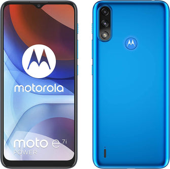 Buy Apple,Motorola Moto E7i Power 32GB, Tahiti Blue - Unlocked - Gadcet.com | UK | London | Scotland | Wales| Ireland | Near Me | Cheap | Pay In 3 | Mobile Phones