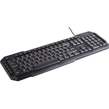 Q-Connect Ergonomic Wired Keyboard Black KF00779