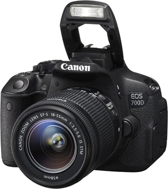 Buy Canon,Canon EOS 700Digital SLR Camera, 18M + 18-55mm- Black - Gadcet.com | UK | London | Scotland | Wales| Ireland | Near Me | Cheap | Pay In 3 | Cameras