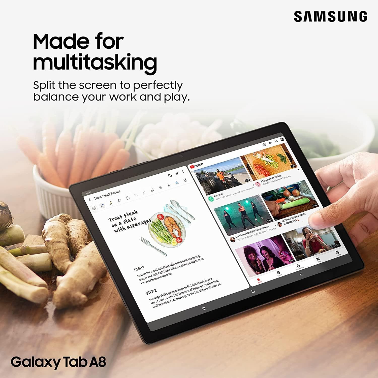 Buy Samsung,Samsung Galaxy Tab A8 10.5 Inch 32GB Wi-Fi only Tablet - Pink Gold - Gadcet.com | UK | London | Scotland | Wales| Ireland | Near Me | Cheap | Pay In 3 | Tablet Computers