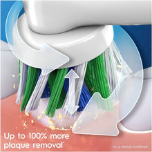Oral-B,Oral-B Pro 3 Electric Toothbrush with Smart Pressure Sensor, 1 Cross Action Toothbrush Head, 3 Modes with Teeth Whitening -Blue - Gadcet.com