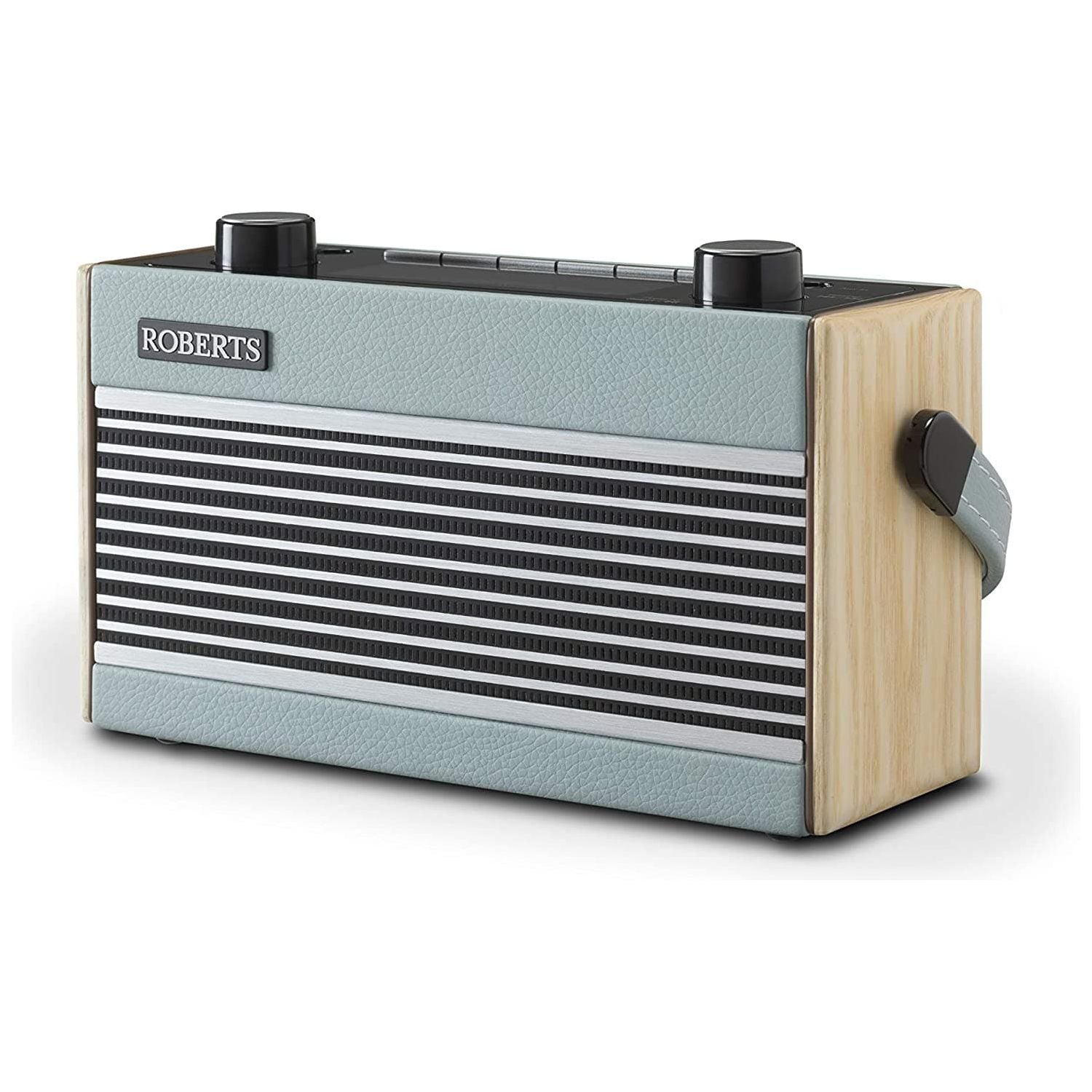 Roberts Rambler BT Retro/Digital Portable Bluetooth Radio with DAB/DAB+/FM RDS Wavebands - Blue - Gadcet.com