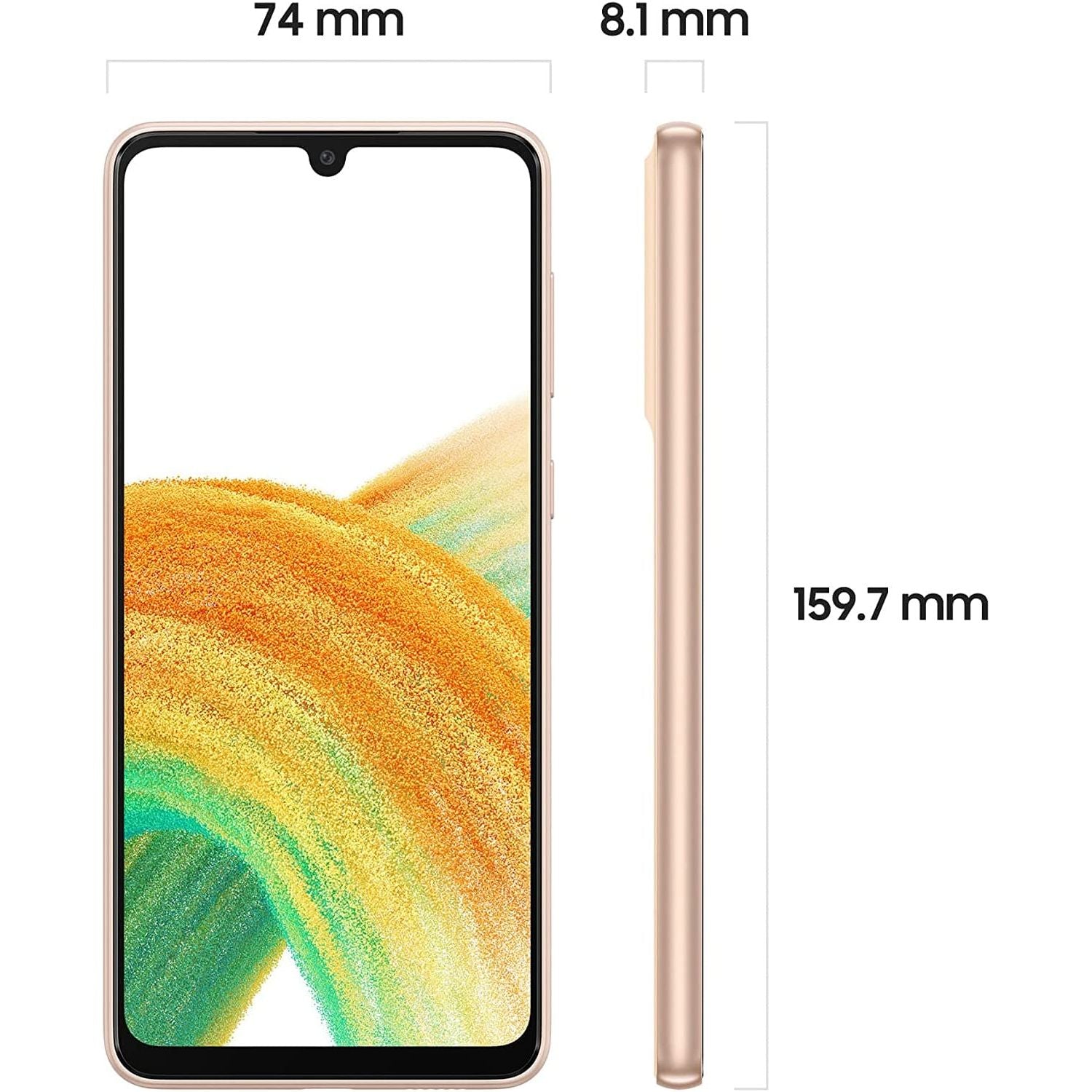 Samsung Galaxy A33 5G 128 GB - Peach - Unlocked