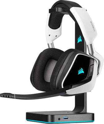 Corsair,Corsair VOID ELITE RGB Gaming Headset (7.1 Surround Sound) - White - Gadcet.com