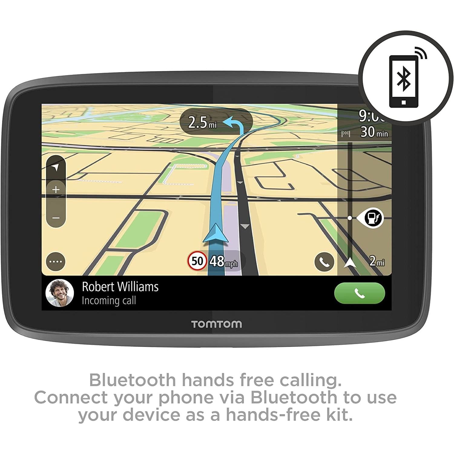 TomTom 4PN60 Car Sat Nav GO 620, 6 Inch with Handsfree Calling, Capacitive Screen - Black
