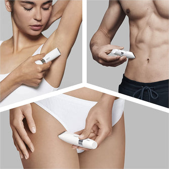 Braun,Braun Body Mini Trimmer, Gentle Body Hair Removal, Precision Trimmer, Wet & Dry, 100% Waterproof, BS1000, White - Gadcet.com