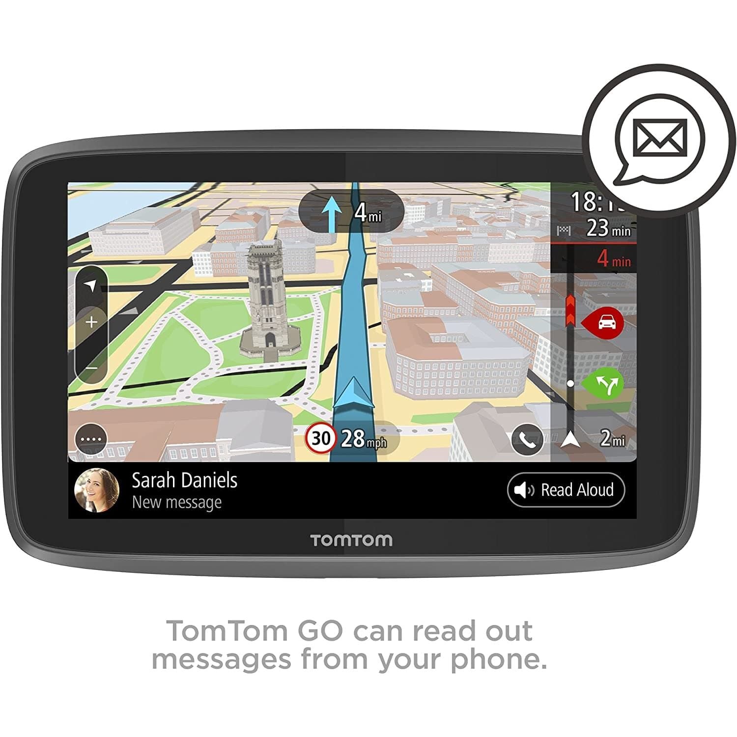 TomTom 4PN60 Car Sat Nav GO 620, 6 Inch with Handsfree Calling, Capacitive Screen - Black