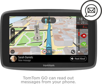 TomTom 4PN60 Car Sat Nav GO 620, 6 Inch with Handsfree Calling, Capacitive Screen - Black