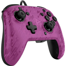 PDP Gaming Faceoff Deluxe+ Wired Switch Pro Controller - Purple Camo - Officially Licensed by Nintendo - Customizable buttons and paddles - Ergonomic Controllers - Gadcet.com