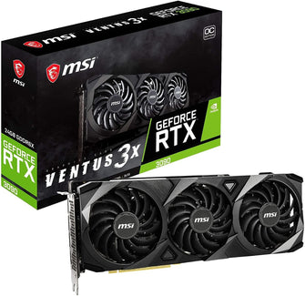Buy MSI,MSI GeForce RTX 3090 VENTUS 3X 24G OC Gaming Graphics Card - 24GB GDDR6X, 1725 MHz, PCI Express Gen 4, 384-bit, 3x DisplayPort v1.4a, HDMI 2.1 - Gadcet.com | UK | London | Scotland | Wales| Ireland | Near Me | Cheap | Pay In 3 | Desktop Computers