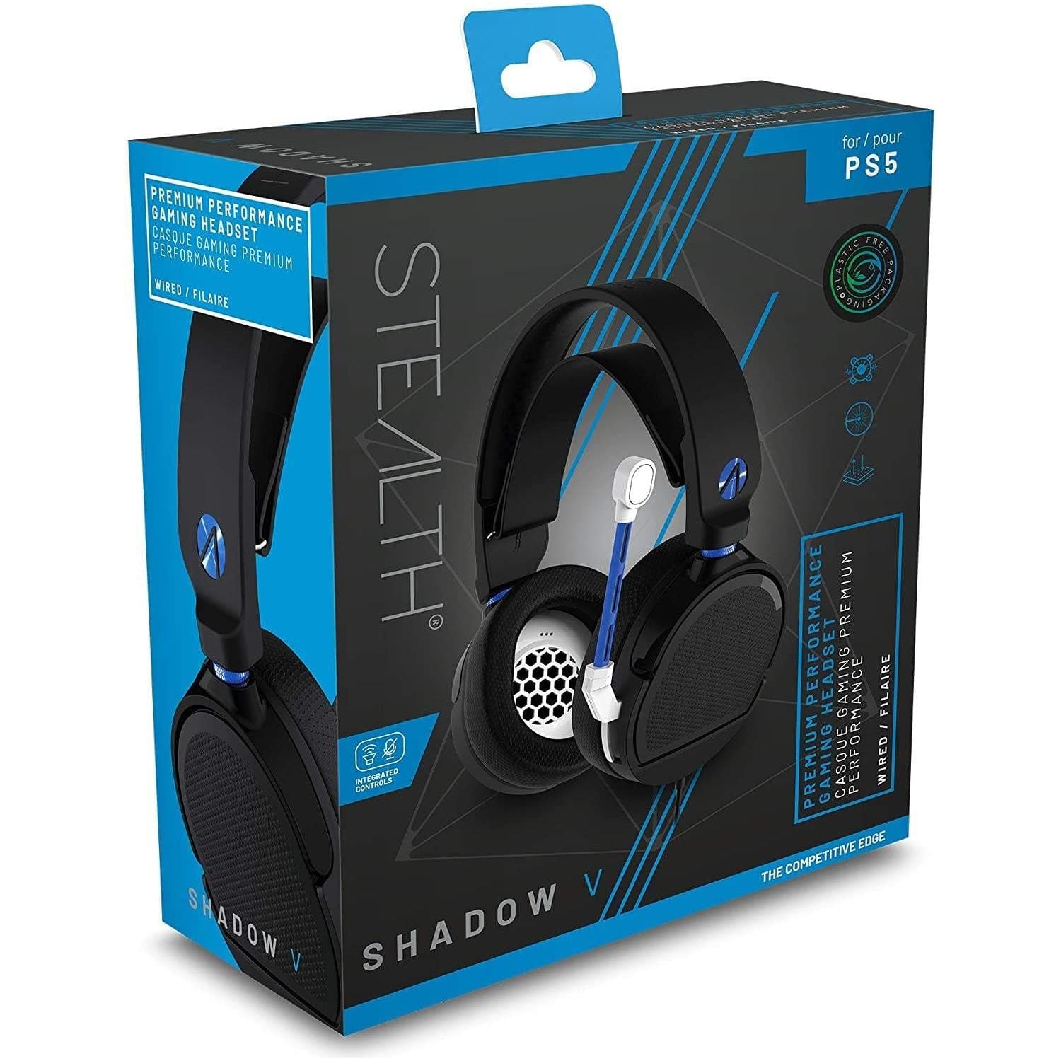 Buy playstation,Stealth Shadow V - Premium Performance Gaming Headset for PS5 - Gadcet.com | UK | London | Scotland | Wales| Ireland | Near Me | Cheap | Pay In 3 | Headphones