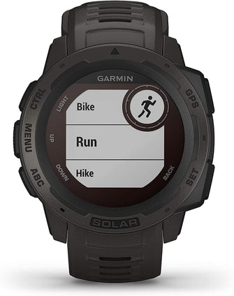 Garmin,Garmin Instinct Solar GPS Smart Watch - Graphite Black - Gadcet.com