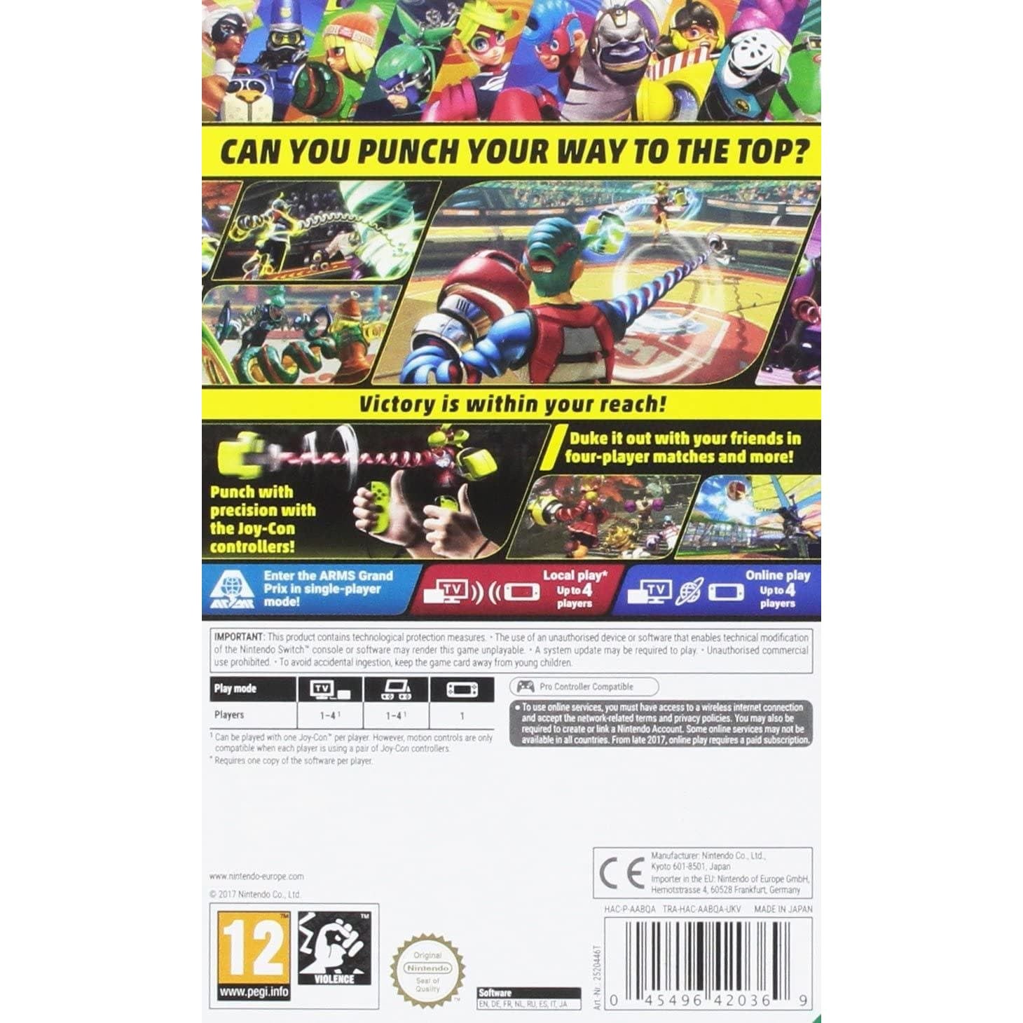 Buy Nintendo,ARMS for Nintendo Switch - Gadcet.com | UK | London | Scotland | Wales| Ireland | Near Me | Cheap | Pay In 3 | Games