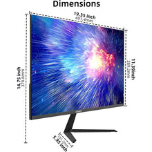 CHiQ,CHiQ 22P610FS 21.5 Inch Full HD (1920x1080) Monitor, 100% sRGB, 75Hz, Anti Glare, Ultra Slim, Metal Frameless,Tilt Adjustment, FreeSync/FPS, Low Blue Light, HDMI/VGA/Audio Output - Gadcet.com