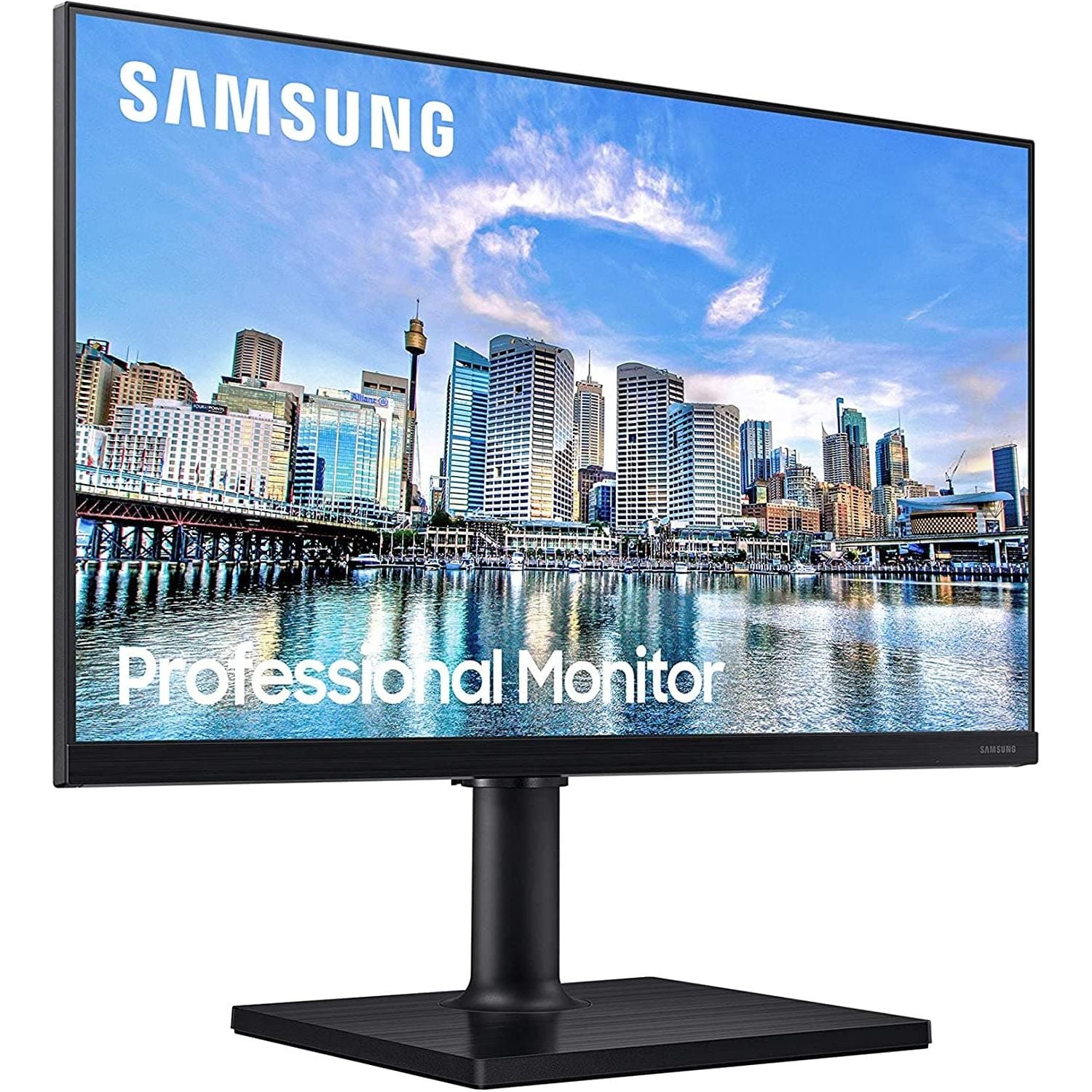 Samsung,Samsung - T45F Series - LED monitor - 22" - 1920 x 1080 Full HD (1080p) @ 75 Hz - 2xHDMI, DisplayPort - BLACK - Gadcet.com