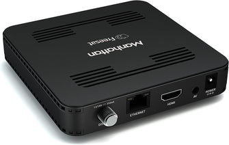 Buy Manhattan,Manhattan SX Freesat HD Box, Black - Gadcet.com | UK | London | Scotland | Wales| Ireland | Near Me | Cheap | Pay In 3 | TV Converter Boxes