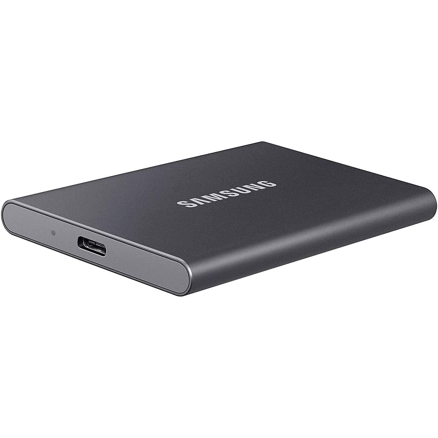 Buy Samsung,Samsung T7 500GB Portable SSD Hard Drive Titanium Grey - Gadcet.com | UK | London | Scotland | Wales| Ireland | Near Me | Cheap | Pay In 3 | Hard Drives