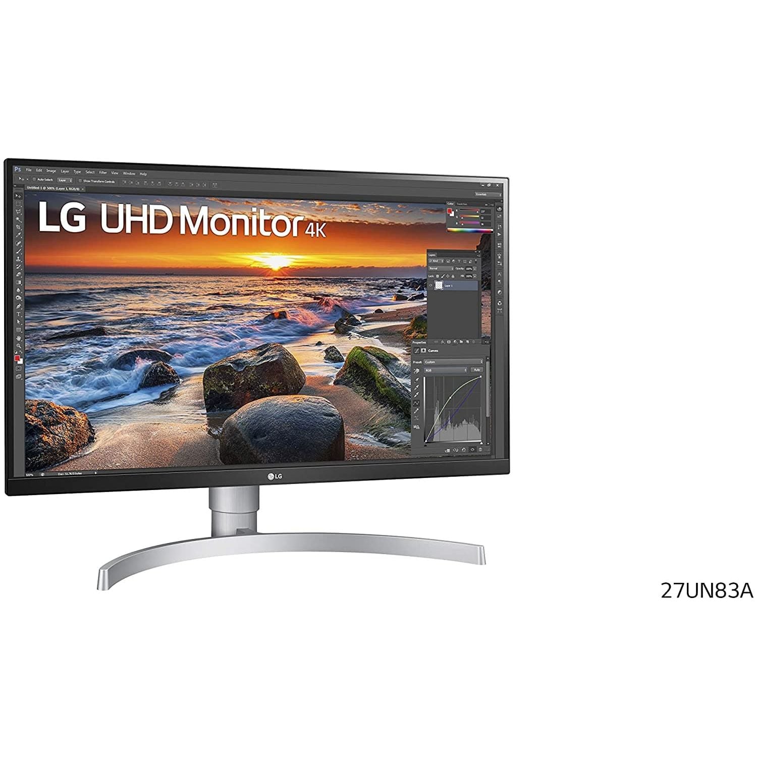 Buy LG,LG Electronics UHD 4K Monitor - 27UN83A-W, 27 inch, IPS Monitor, 60 Hz,5 ms,3840 x 2160 px, USB Type-C, sRGB 99%, Radeon FreeSync, White - Gadcet.com | UK | London | Scotland | Wales| Ireland | Near Me | Cheap | Pay In 3 | Monitors