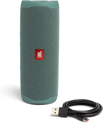 Buy JBL,JBL Flip 5 Eco Edition Portable Bluetooth Speaker with rechargeable battery, waterproof in Forest green - Gadcet.com | UK | London | Scotland | Wales| Ireland | Near Me | Cheap | Pay In 3 | Speakers
