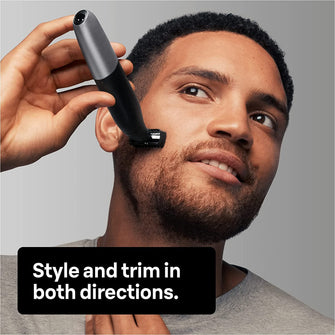 Braun Series XT5 One Blade Hybrid Beard & Stubble Trimmer, Electric Shaver for Men, Body Groomer for Manscaping With Travel Pouch, Gifts For Men, XT5200, Black Razor (2 pin UK plug)