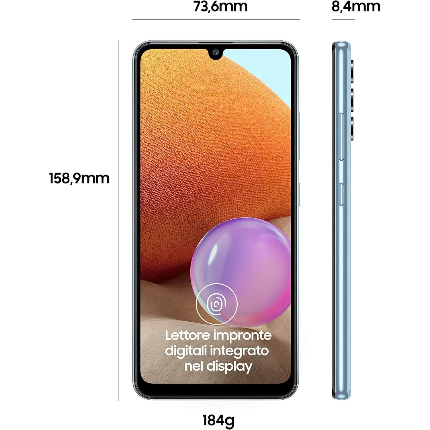 Samsung,Samsung Galaxy A32 5G 128 GB - Awesome Blue - Unlocked - Gadcet.com