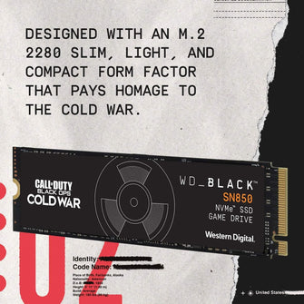 Buy WD,WD BLACK SN850 1TB NVMe SSD Game Drive, Call of Duty: Black Ops Cold War Special Edition - Gadcet.com | UK | London | Scotland | Wales| Ireland | Near Me | Cheap | Pay In 3 | Hard Drives