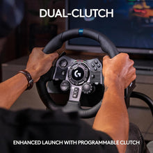 Logitech G923 Racing Wheel and Pedals, TRUEFORCE up to 1000 Hz Force Feedback, Responsive Driving Design, Dual Clutch Launch Control, Genuine Leather Wheel Cover, for PS5, PS4, PC, Mac - Black - 4