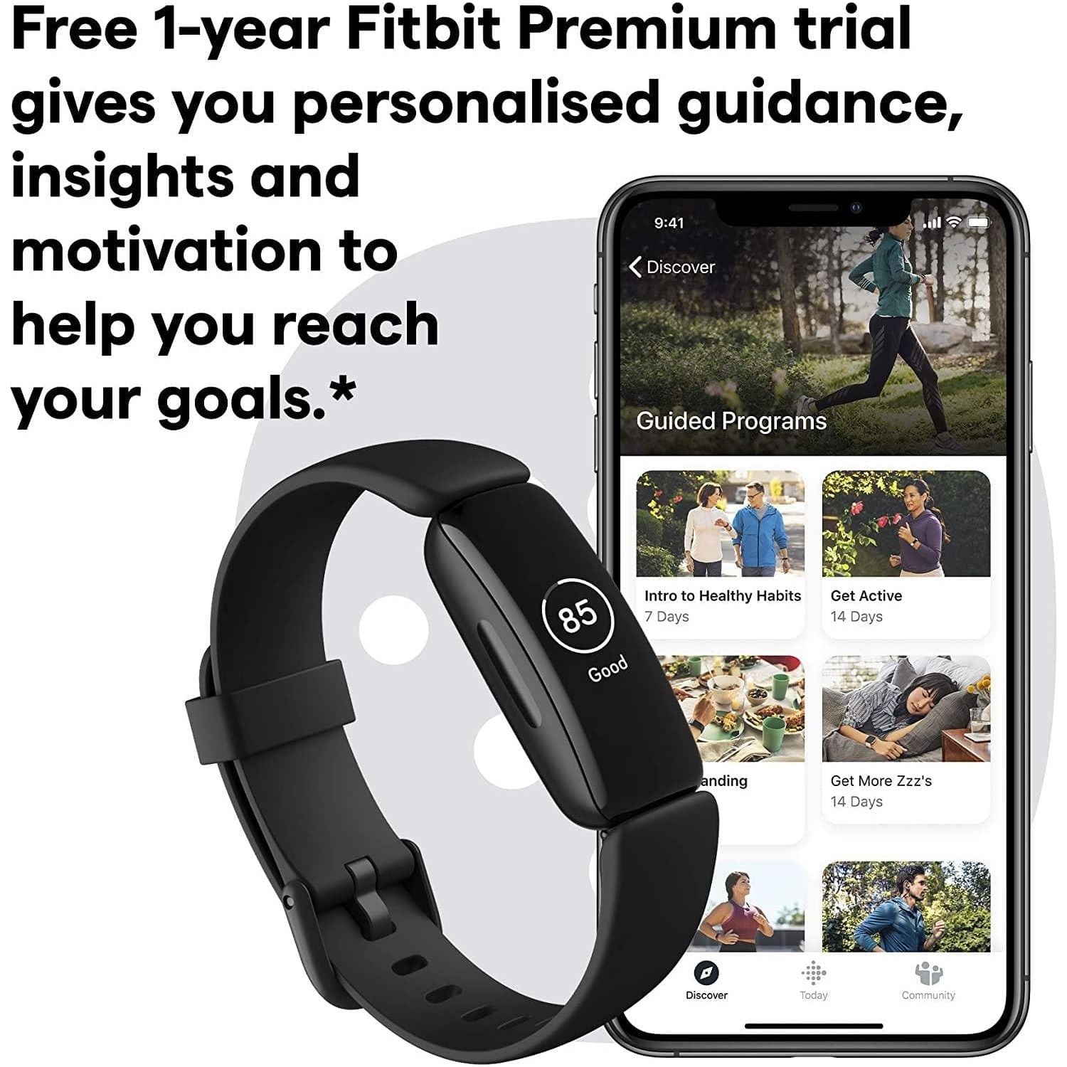 Buy Fitbit,Fitbit Inspire 2 Smart Watch - Black - Gadcet.com | UK | London | Scotland | Wales| Ireland | Near Me | Cheap | Pay In 3 | Watches