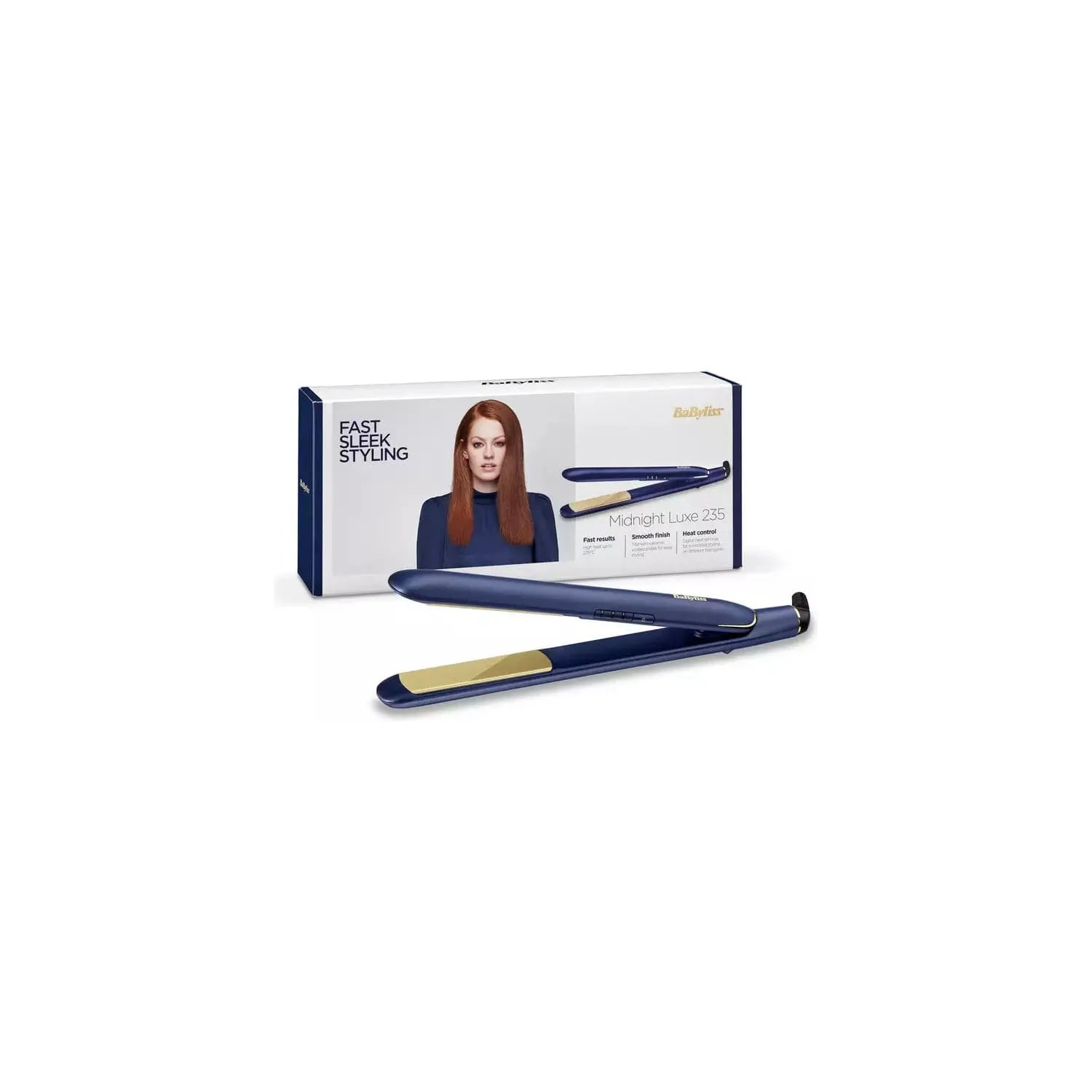 Babyliss,BaByliss Midnight Luxe 235 Hair Straightener - Gadcet.com