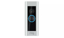 Ring Smart Video Doorbell Pro With Plug In Adaptor - Silver