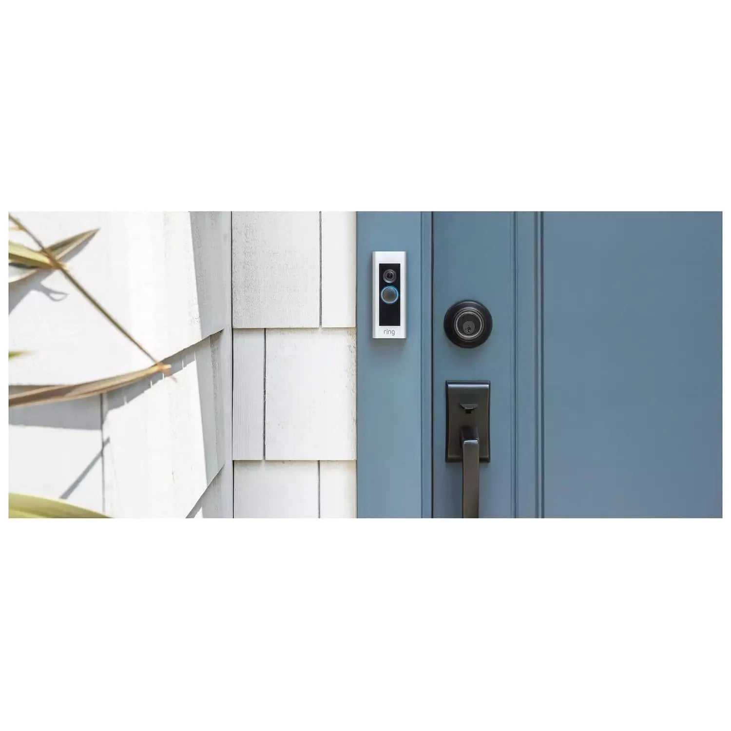 Ring Smart Video Doorbell Pro With Plug In Adaptor - Silver