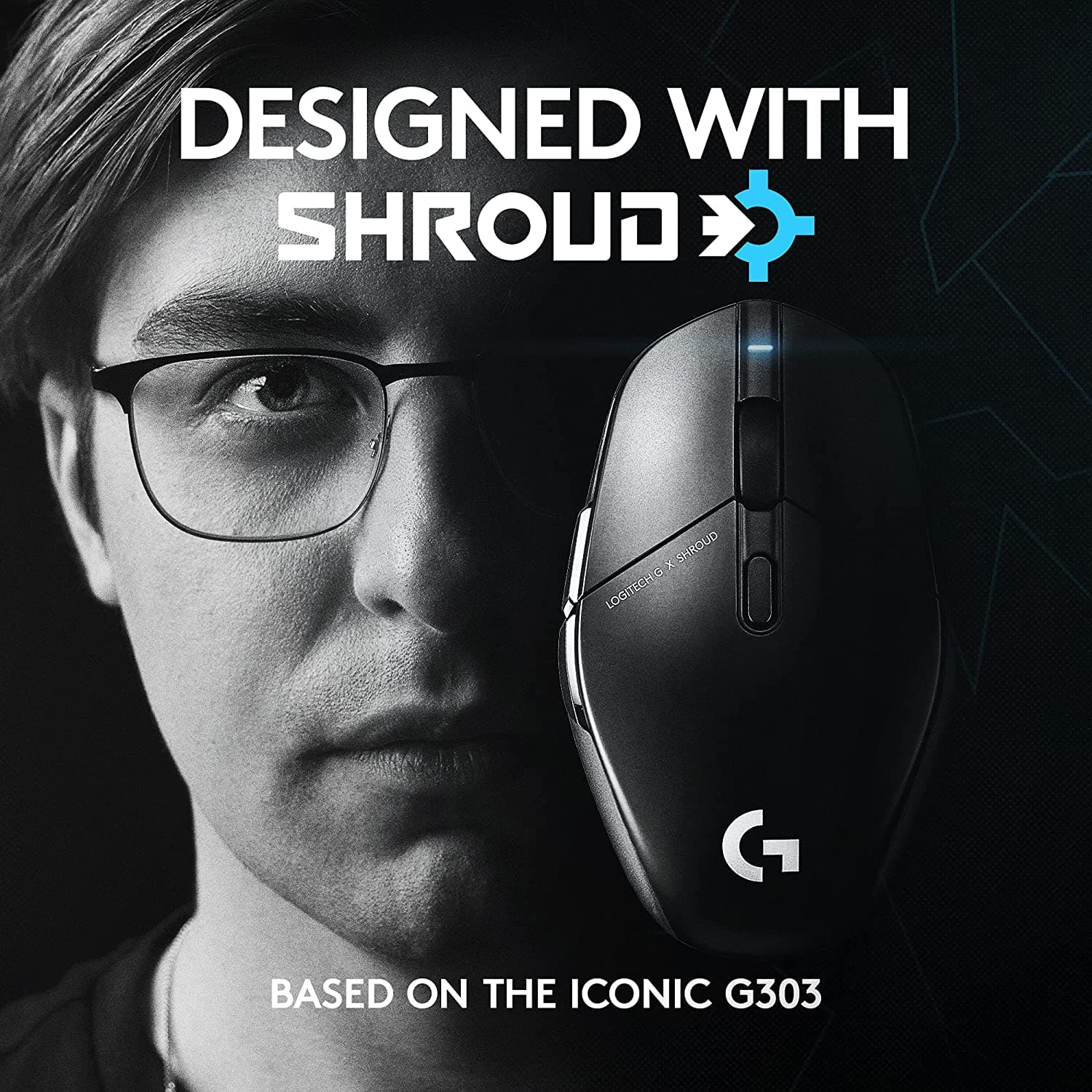 Buy Logitech,Logitech G303 Shroud Edition Wireless Gaming Mouse - LIGHTSPEED Wireless Technology - HERO 25K Sensor - 25600 DPI - 75 Grams - 5 Buttons - PC - Black - Gadcet.com | UK | London | Scotland | Wales| Ireland | Near Me | Cheap | Pay In 3 | Hardware