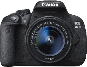 Buy Canon,Canon EOS 700Digital SLR Camera, 18M + 18-55mm- Black - Gadcet.com | UK | London | Scotland | Wales| Ireland | Near Me | Cheap | Pay In 3 | Cameras