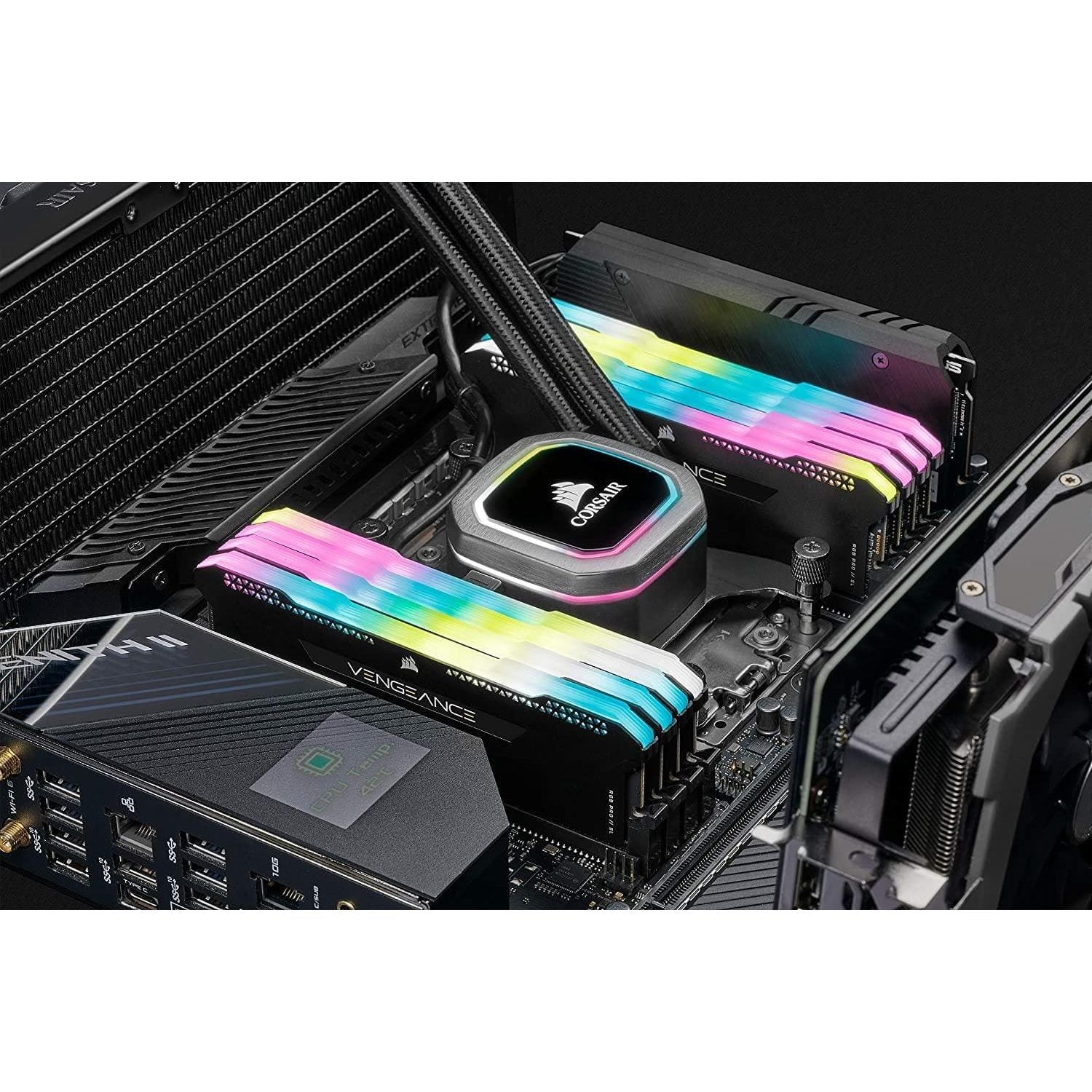 Buy Corsair,Corsair Vengeance RGB PRO SL 16 GB (2x8 GB) DDR4 3600 MHz C18, Illuminated Desktop Memory Kit (10 Individually Addressable RGB LEDs, Optimised for Bandwidth and Response Times), Black - Gadcet.com | UK | London | Scotland | Wales| Ireland | Near Me | Cheap | Pay In 3 | RAM