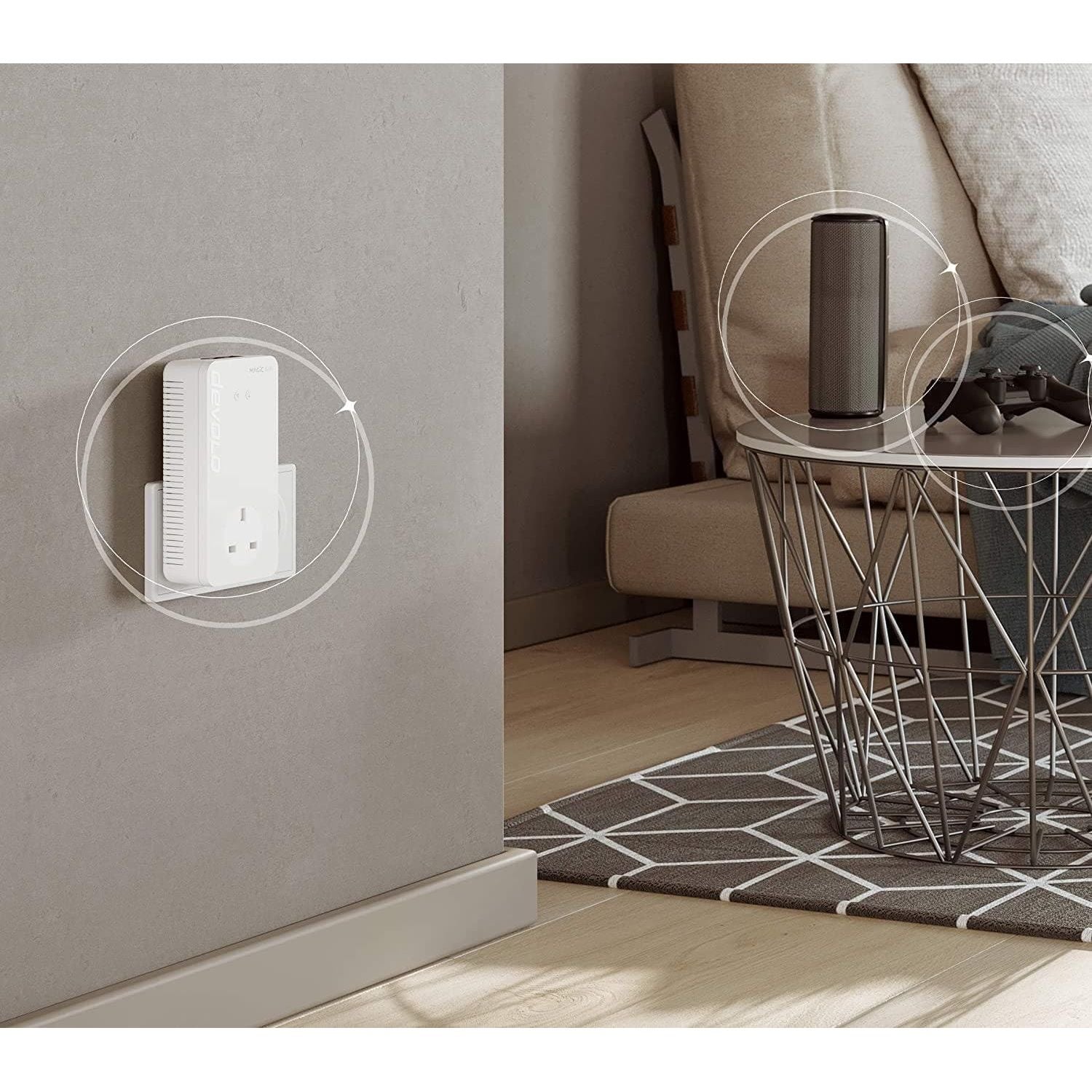 Buy DEVOLO,devolo Magic 2–2400 Wi-Fi 5 Next: Powerline Starter Kit - Gadcet.com | UK | London | Scotland | Wales| Ireland | Near Me | Cheap | Pay In 3 | Network Cards & Adapters