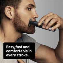 Braun Series XT5 One Blade Hybrid Beard & Stubble Trimmer, Electric Shaver for Men, Body Groomer for Manscaping With Travel Pouch, Gifts For Men, XT5200, Black Razor (2 pin UK plug)