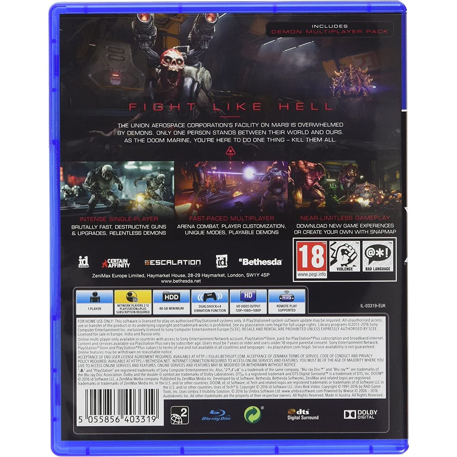 playstation,Doom Playstation 4 (PS4) - Gadcet.com
