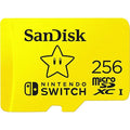 SanDisk 256GB microSDXC Card for Nintendo  Switch Licensed Product, 100 MB/s UHS-I Class 10 U3 Yellow - Gadcet.com