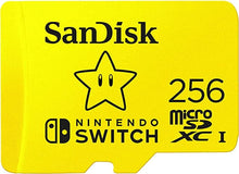SanDisk 256GB microSDXC Card for Nintendo  Switch Licensed Product, 100 MB/s UHS-I Class 10 U3 Yellow - Gadcet.com