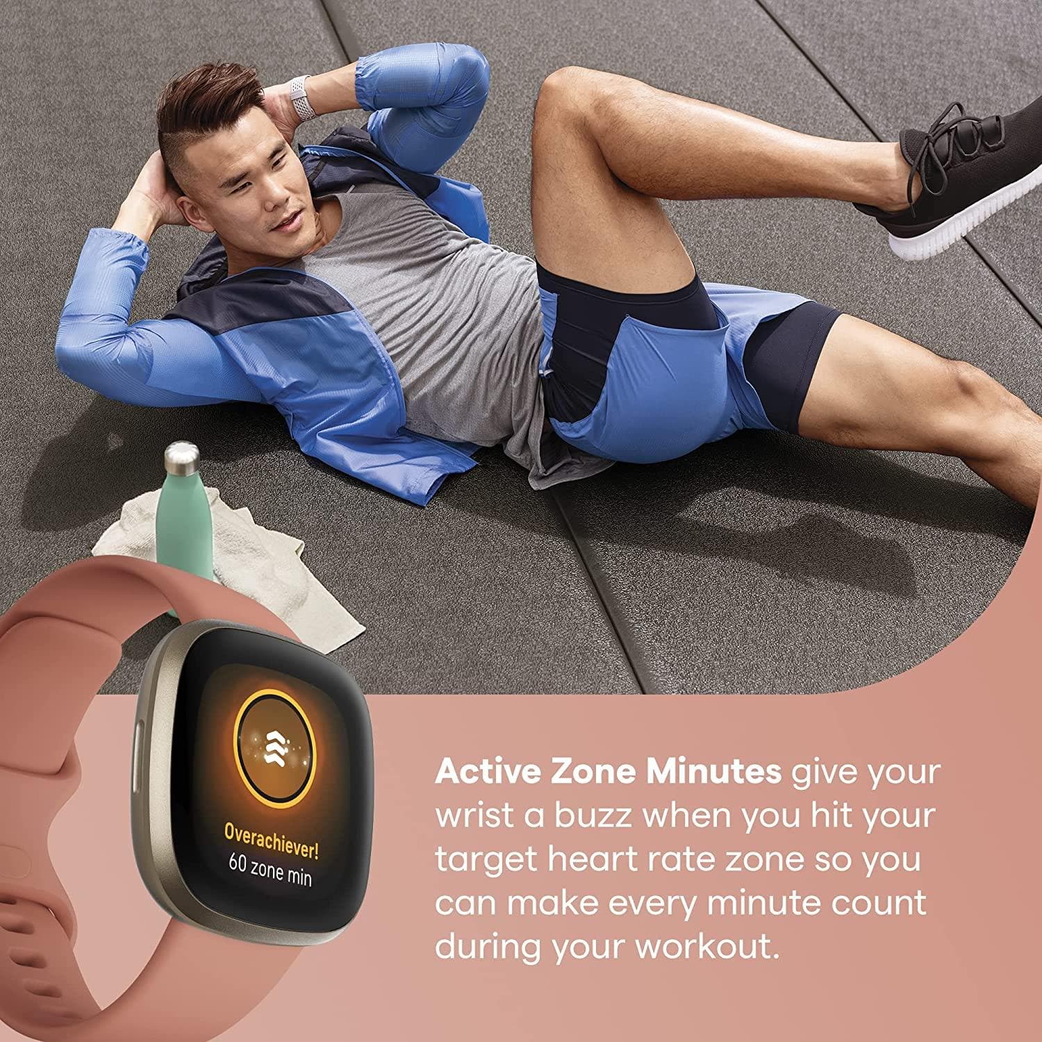 Buy Fitbit,Fitbit Versa 3 Smart Watch - Pink Clay - Gadcet.com | UK | London | Scotland | Wales| Ireland | Near Me | Cheap | Pay In 3 | Watches