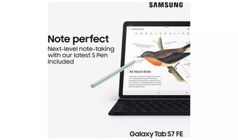 Samsung,Samsung Galaxy Tab S7 FE 12.4 Inch 64GB Wi-Fi Tablet - Mystic Black - Gadcet.com