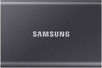 Buy Samsung,Samsung T7 500GB Portable SSD Hard Drive Titanium Grey - Gadcet.com | UK | London | Scotland | Wales| Ireland | Near Me | Cheap | Pay In 3 | Hard Drives