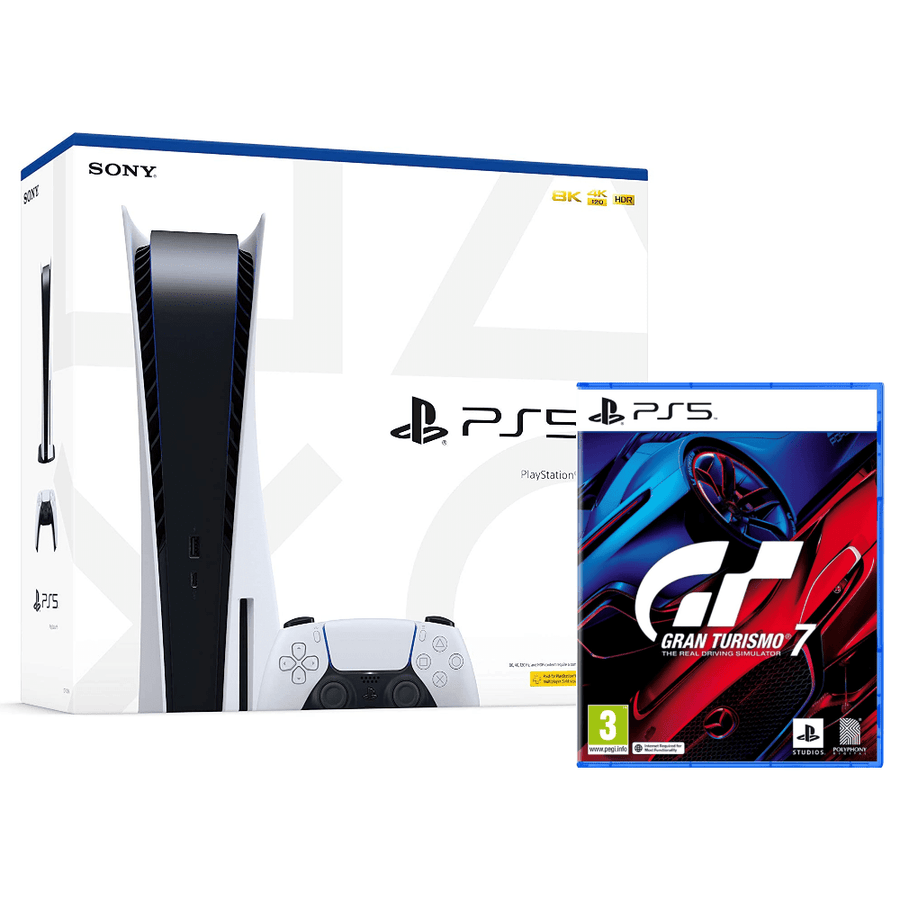 PlayStation 5 Console Disc Edition + Gran Turismo 7 for PS5