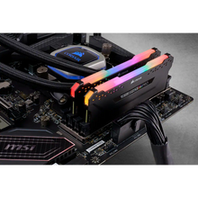 Corsair Vengeance® RGB PRO Intel XMP Certified 16GB (2 x 8GB) DDR4 DRAM 3600MHz C18 Memory Kit — Black
