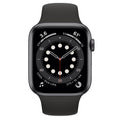 Apple,Apple Watch Series 6 Cellular - Space Grey Aluminium with Black Sports Band, 44 mm - Gadcet.com