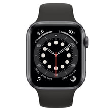 Apple,Apple Watch Series 6 Cellular - Space Grey Aluminium with Black Sports Band, 44 mm - Gadcet.com