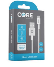 Buy Core,Core Micro USB Cable 1M Fast Charge - Gadcet.com | UK | London | Scotland | Wales| Ireland | Near Me | Cheap | Pay In 3 | 