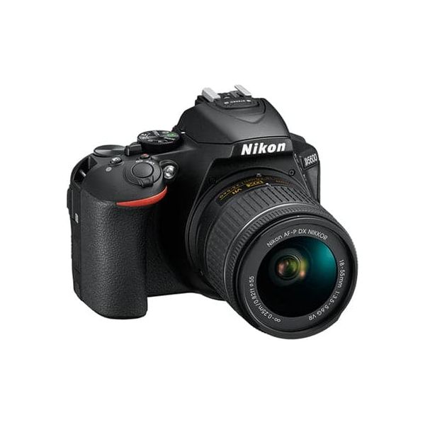 Nikon D5600 + AF-P 18-55 VR DSLR Camera - Black
