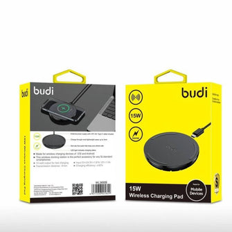 Apple,Budi 15W Wireless Charging Pad WL3600B - Gadcet.com